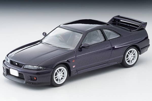LV-N308a Nissan Skyline GT-RV-spec (purple) 95 year model Tomytec Auto a Escala Diecast - Imagen 2