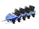 123 Fuji-Q Highland DoDodonpa Takara Tomy Auto a Escala Diecast miniatura 2