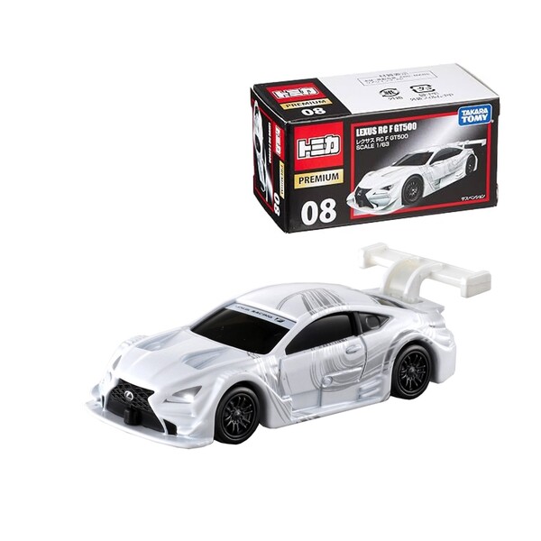 08 Lexus RC F GT500 Takara Tomy Auto a Escala Diecast