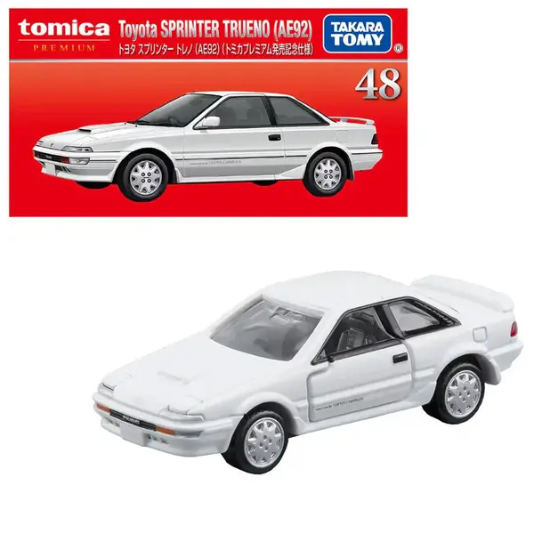 48 Toyota Sprinter Trueno (AE92) (Tomica Premium Release Commemorative Edition) Takara Tomy Coleccionable