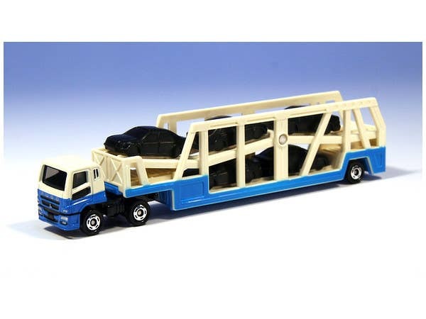 131 Mitsubishi Fuso Super Great Transporter Takara Tomy Auto a Escala Diecast - Imagen 2
