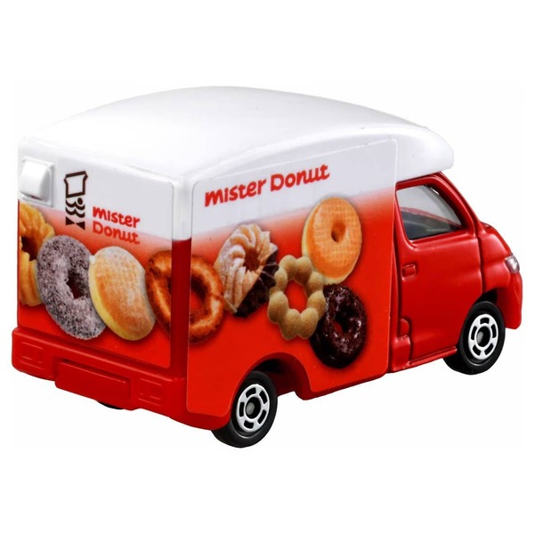 040 Mister Donut Mobile Sales Vehicle Box Takara Tomy Auto a Escala Diecast - Imagen 3