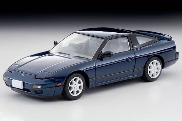 LV-N235d Nissan 180SX TYPE-II Special Selection Equipped Car (Navy Blue) 1991 Model Tomytec Auto a Escala Diecast - Imagen 2