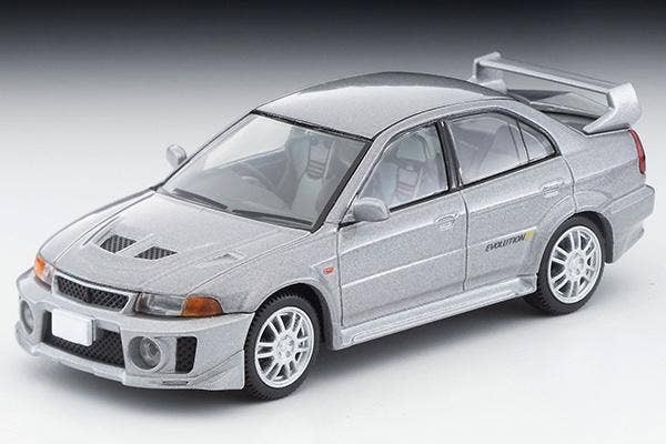 LV-N187d Mitsubishi Lancer GSR Evolution V (Silver) Tomytec Auto a Escala Diecast - Imagen 2