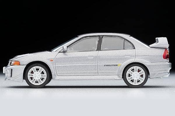 LV-N187d Mitsubishi Lancer GSR Evolution V (Silver) Tomytec Auto a Escala Diecast - Imagen 4