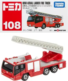 108 Hino Aerial Ladder Fire Truck