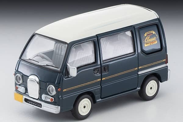LV-N249d Subaru Sambar Diaz Classic 94 Year (Navy / White) Tomytec Auto a Escala Diecast - Imagen 2