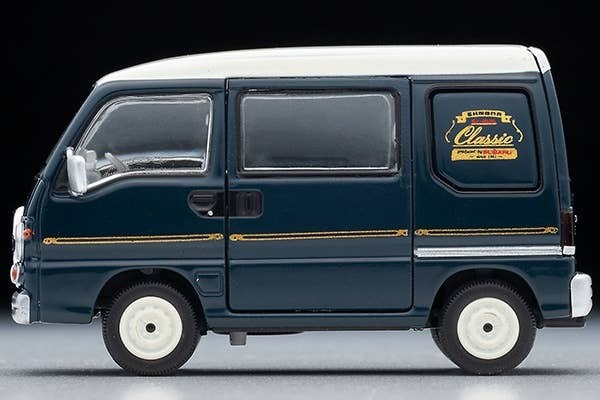 LV-N249d Subaru Sambar Diaz Classic 94 Year (Navy / White) Tomytec Auto a Escala Diecast - Imagen 4