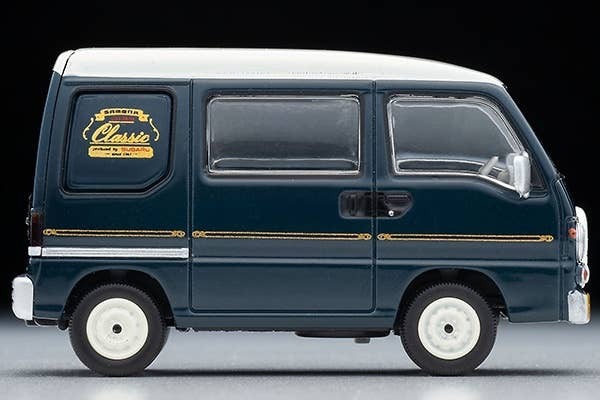 LV-N249d Subaru Sambar Diaz Classic 94 Year (Navy / White) Tomytec Auto a Escala Diecast - Imagen 5