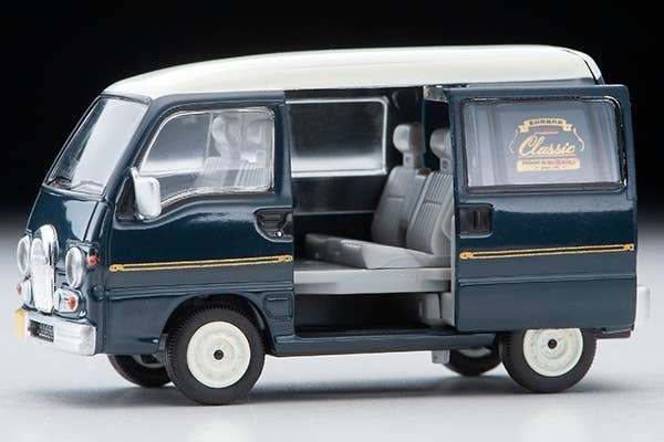 LV-N249d Subaru Sambar Diaz Classic 94 Year (Navy / White) Tomytec Auto a Escala Diecast - Imagen 10