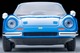 LV Dino 246 GTS (Blue) Tomytec Auto a Escala Diecast miniatura 4