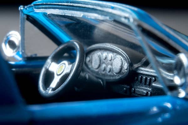 LV Dino 246 GTS (Blue) Tomytec Auto a Escala Diecast - Imagen 6