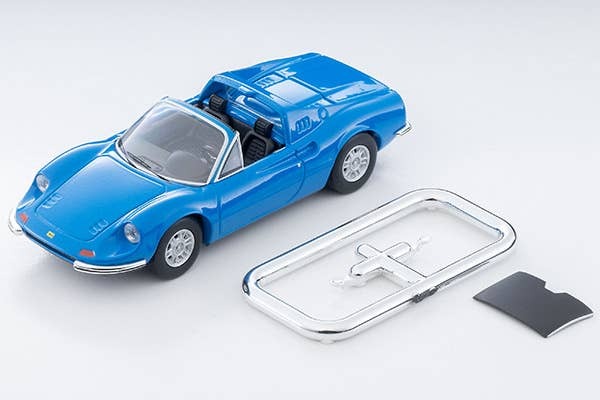 LV Dino 246 GTS (Blue) Tomytec Auto a Escala Diecast - Imagen 9