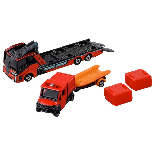 No.132 Morita Small Off-Road Fire Engine Red Ladybug & Transport Vehicle Takara Tomy Auto a Escala Diecast - Imagen 6