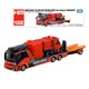 No.132 Morita Small Off-Road Fire Engine Red Ladybug & Transport Vehicle Takara Tomy Auto a Escala Diecast miniatura 1