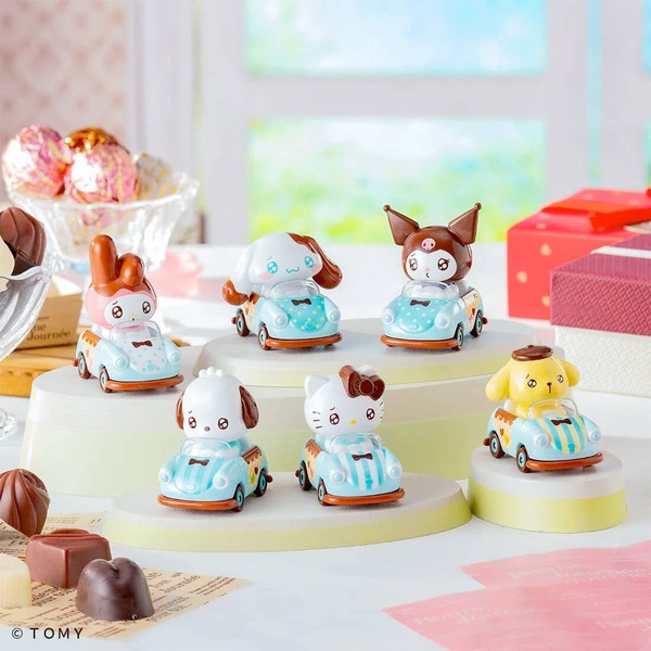 TUNES SANRIO CHARACTERS (Radom/Sorpresa) Vol.2 1Box 6 piezas Takara Tomy Auto a Escala Diecast - Imagen 3