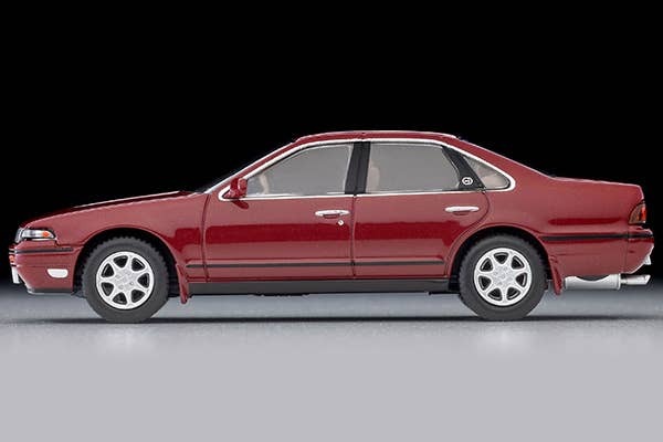 LV-N319d Nissan Cefiro Town Ride N (Wine Red) 1991 Tomytec Auto a Escala Diecast - Imagen 3