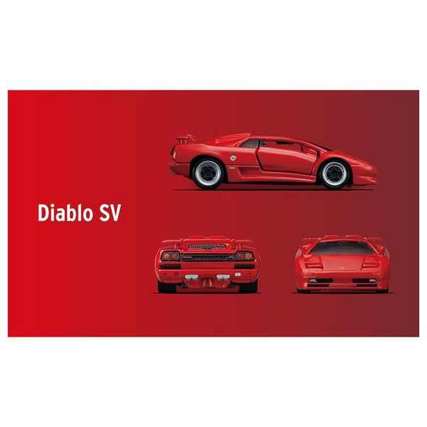 Lamborghini 3 MODELS Collection Takara Tomy Auto a Escala Diecast - Imagen 3