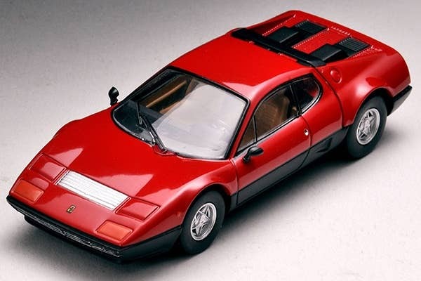 LV-NEO Ferrari 512 BB (Red & Black) Tomytec Auto a Escala Diecast - Imagen 2