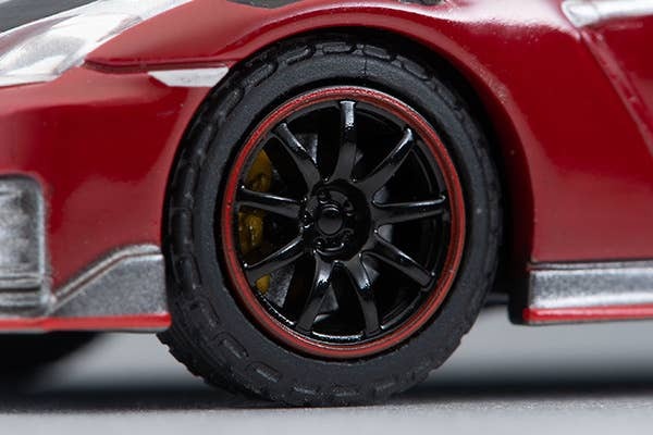 LV-N254e NISSAN GT-R NISMO Special edition 2022 (Red) Tomytec Auto a Escala Diecast - Imagen 8