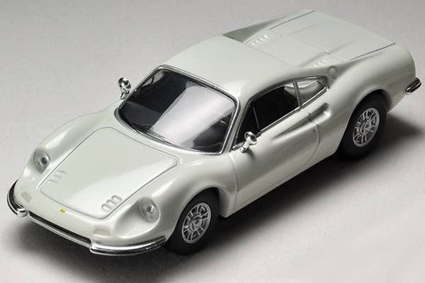 TLV Dino 246GT (White) Tomytec Auto a Escala Diecast - Imagen 2