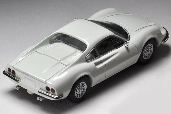 TLV Dino 246GT (White) Tomytec Auto a Escala Diecast - Imagen 3