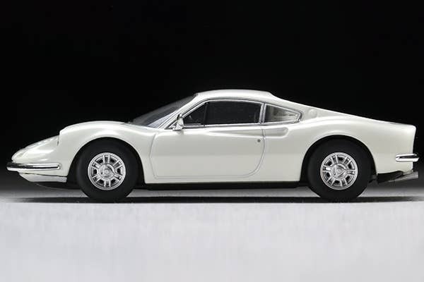 TLV Dino 246GT (White) Tomytec Auto a Escala Diecast - Imagen 6