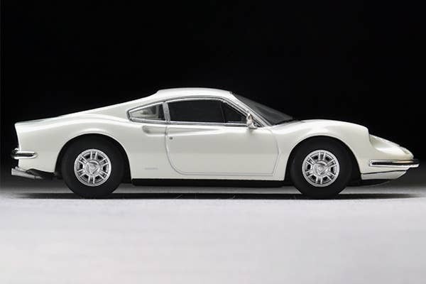 TLV Dino 246GT (White) Tomytec Auto a Escala Diecast - Imagen 7