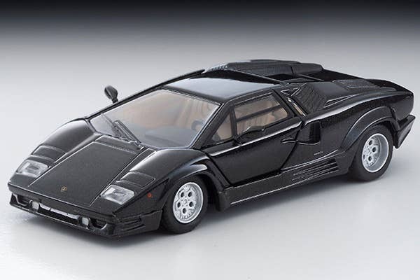 LV-N Lamborghini Countach 25th Anniversary (Black) Tomytec Auto a Escala Diecast - Imagen 2