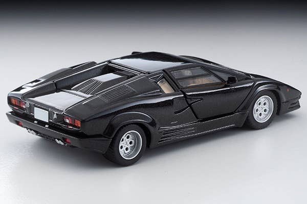 LV-N Lamborghini Countach 25th Anniversary (Black) Tomytec Auto a Escala Diecast - Imagen 3