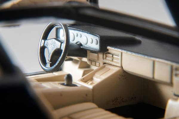 LV-N Lamborghini Countach 25th Anniversary (Black) Tomytec Auto a Escala Diecast - Imagen 8