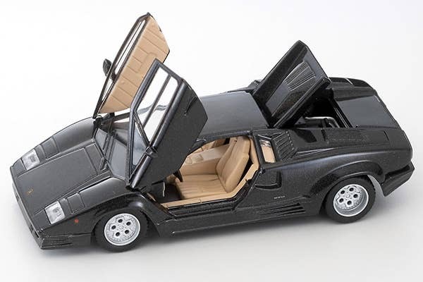 LV-N Lamborghini Countach 25th Anniversary (Black) Tomytec Auto a Escala Diecast - Imagen 10