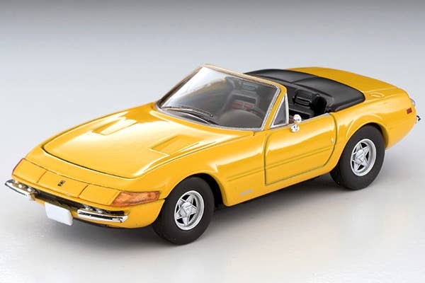 LV Ferrari 365 GTS4 (Yellow) Tomytec Auto a Escala Diecast - Imagen 2