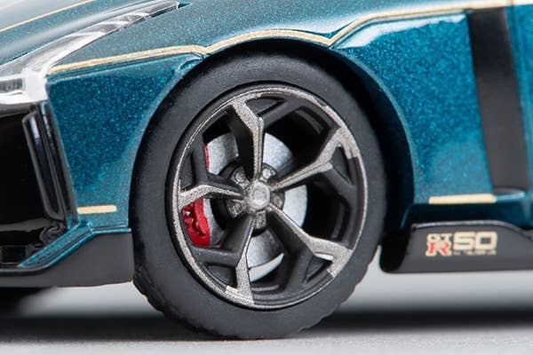 LV-N Nissan GT-R50 by Italdesign (Dark Green) Tomytec Auto a Escala Diecast - Imagen 8