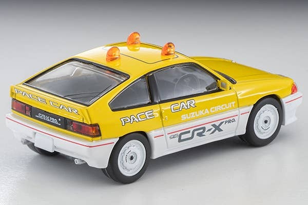 LV-N318b Honda Ballard Sports CR-X MUGEN CR-X PRO Suzuka Circuit Pace Car (Yellow/White) Tomytec Auto a Escala Diecast - Imagen 3