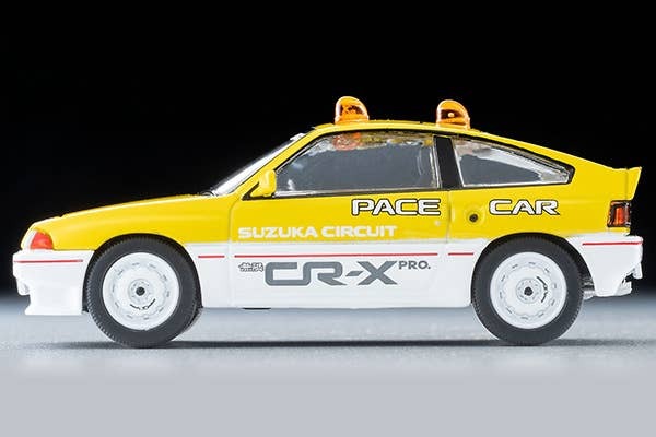 LV-N318b Honda Ballard Sports CR-X MUGEN CR-X PRO Suzuka Circuit Pace Car (Yellow/White) Tomytec Auto a Escala Diecast - Imagen 4