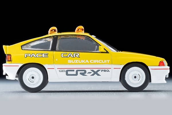 LV-N318b Honda Ballard Sports CR-X MUGEN CR-X PRO Suzuka Circuit Pace Car (Yellow/White) Tomytec Auto a Escala Diecast - Imagen 5