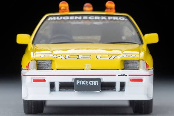 LV-N318b Honda Ballard Sports CR-X MUGEN CR-X PRO Suzuka Circuit Pace Car (Yellow/White) Tomytec Auto a Escala Diecast - Imagen 6