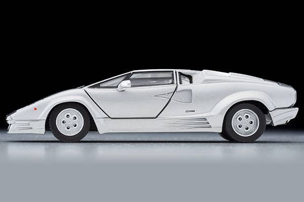 LV-N Lamborghini Countach 25th Anniversary (Silver) Tomytec Auto a Escala Diecast - Imagen 4