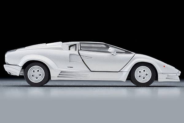 LV-N Lamborghini Countach 25th Anniversary (Silver) Tomytec Auto a Escala Diecast - Imagen 5