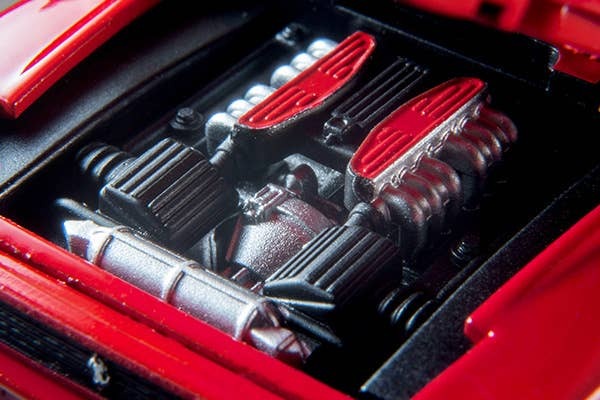 LV-N Ferrari F512 M (Red) Tomytec Auto a Escala Diecast - Imagen 10