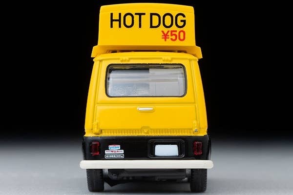 LV-201a Subaru Sambar Light Van Hot Dog Shop (Yellow / Black) with Figure Takara Tomy Auto a Escala Diecast - Imagen 8