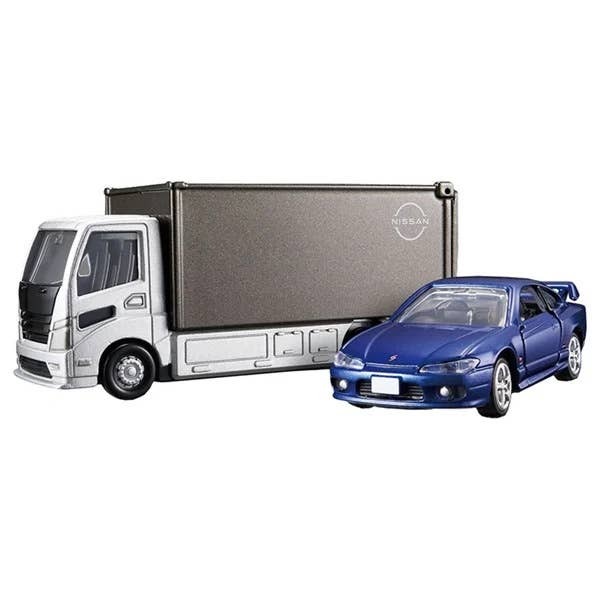 Transporter Nissan Silvia (S15) Takara Tomy Auto a Escala Diecast - Imagen 2