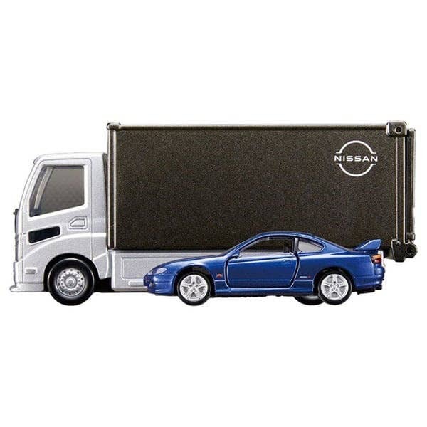 Transporter Nissan Silvia (S15) Takara Tomy Auto a Escala Diecast - Imagen 3