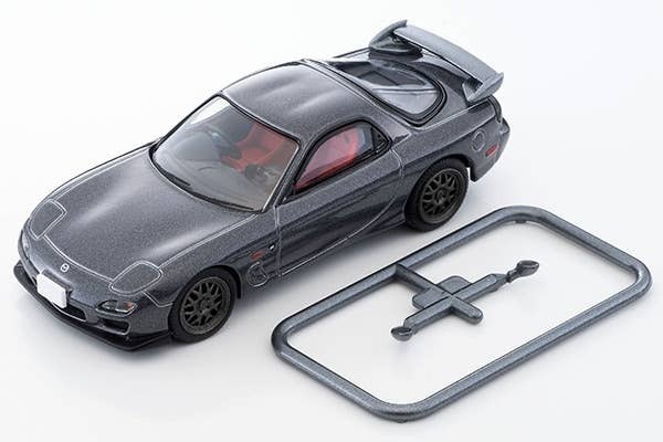 LV-N Japanese Car Era 16 Mazda RX-7 SPIRIT R Type A 2002 model (gray) Tomytec Auto a Escala Diecast - Imagen 10