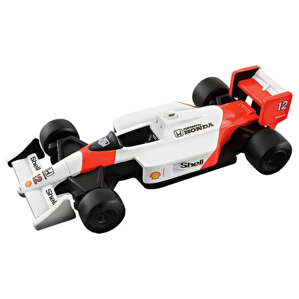 Mclaren Honda MP4/4 No.12 (Ayrton Senna) Takara Tomy Auto a Escala Diecast - Imagen 2