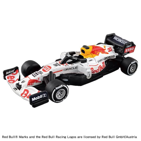 Red Bull Racing RB16B No.33 Thank you color Takara Tomy Auto a Escala Diecast - Imagen 3