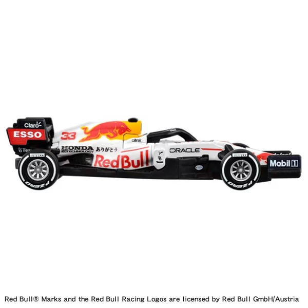 Red Bull Racing RB16B No.33 Thank you color Takara Tomy Auto a Escala Diecast - Imagen 6