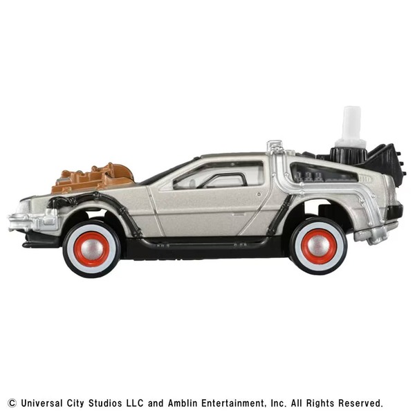 02 Back to the Future Time Machine (PART3) Takara Tomy Auto a Escala Diecast - Imagen 3
