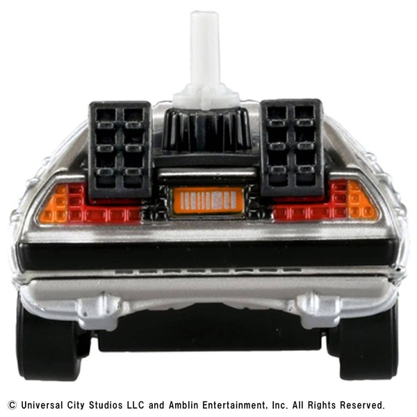 02 Back to the Future Time Machine (PART3) Takara Tomy Auto a Escala Diecast - Imagen 4